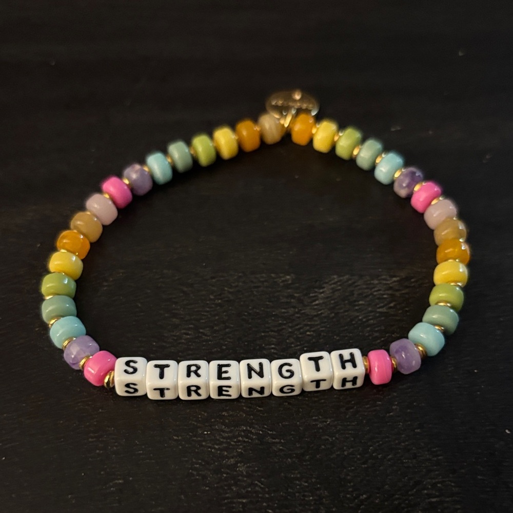 Strength Little Words Bracelet - size L/XL